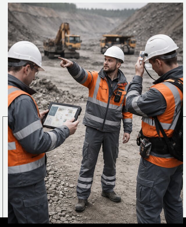 Система контроля персонала для горнодобывающей отрасли в Коркине