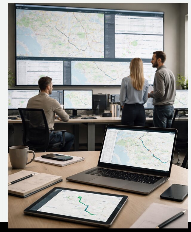 Трекинг грузов и Fleet Management, мониторинг автопарка в Коркине