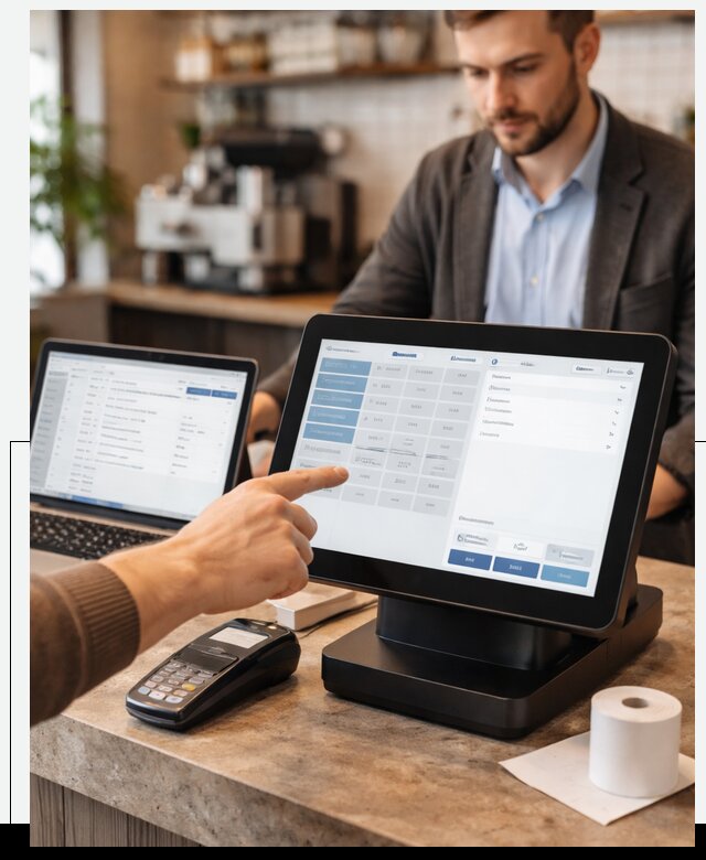 Кассовое ПО и POS системы под ключ в Коркине с поддержкой