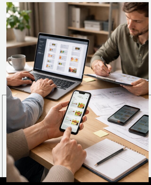 Разработка мобильного приложения торговой сети в Коркине