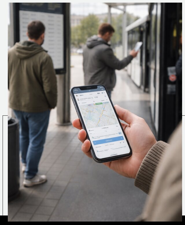 Мобильное приложение для пассажиров в Коркине с оплатой и расписанием